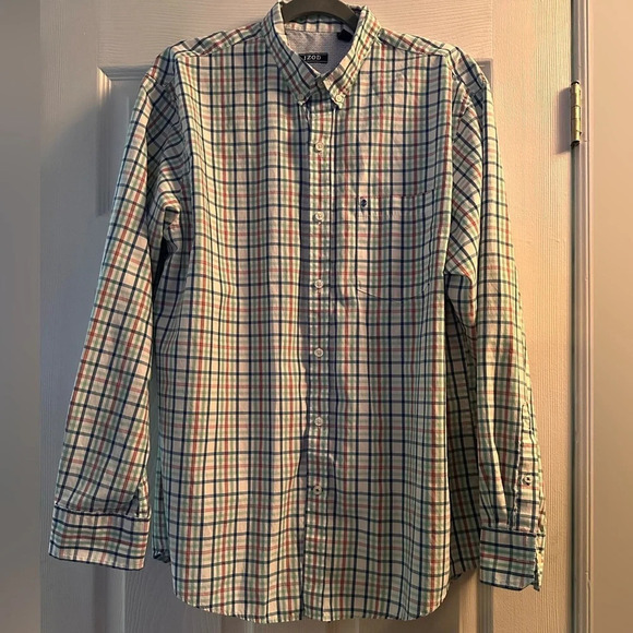 Izod button down shirt, me s large - Picture 2 of 6